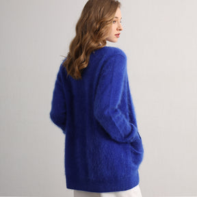 100% Brushed Cashmere cardigan