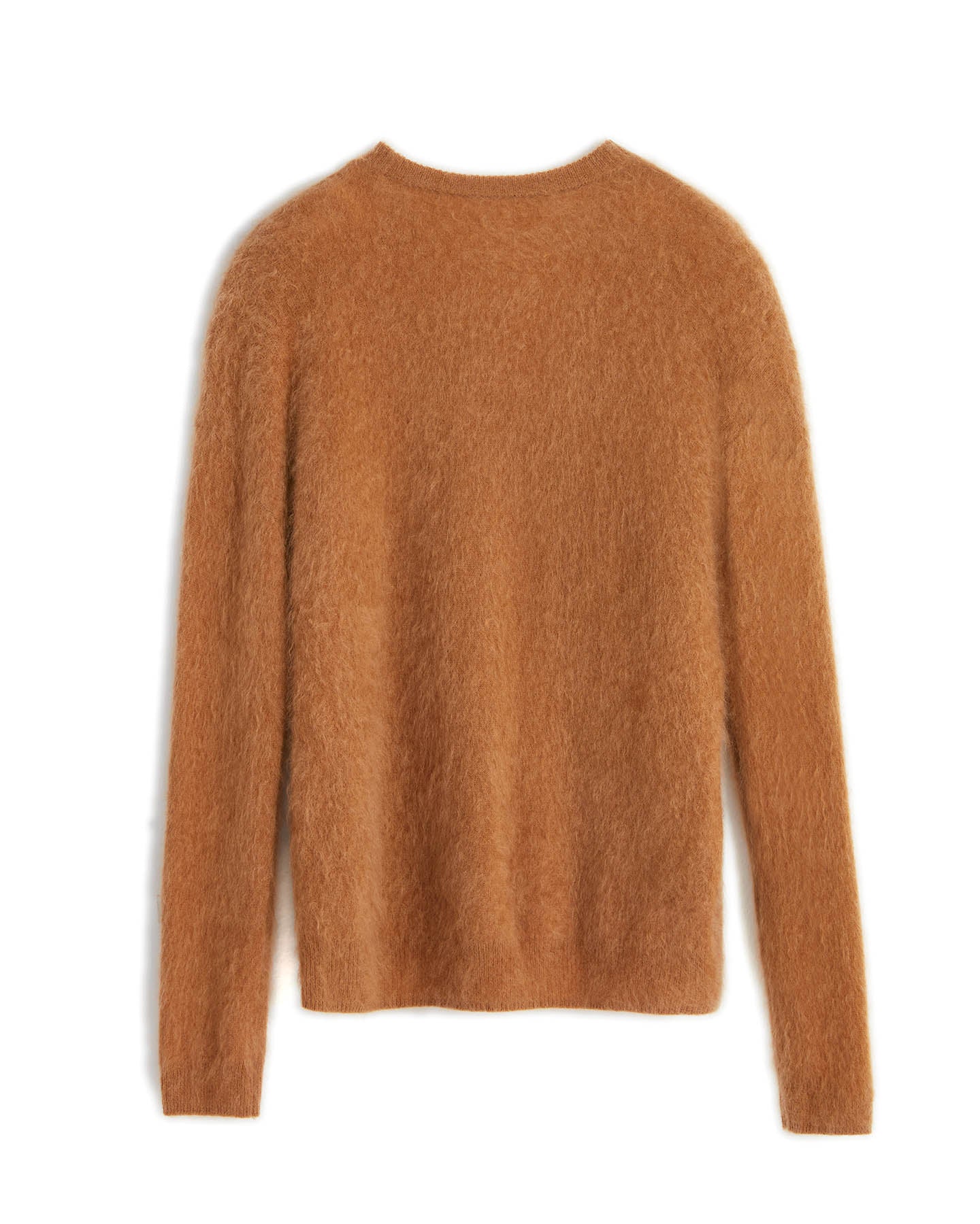 Brushed Cashmere V-neck Pullover Sweater