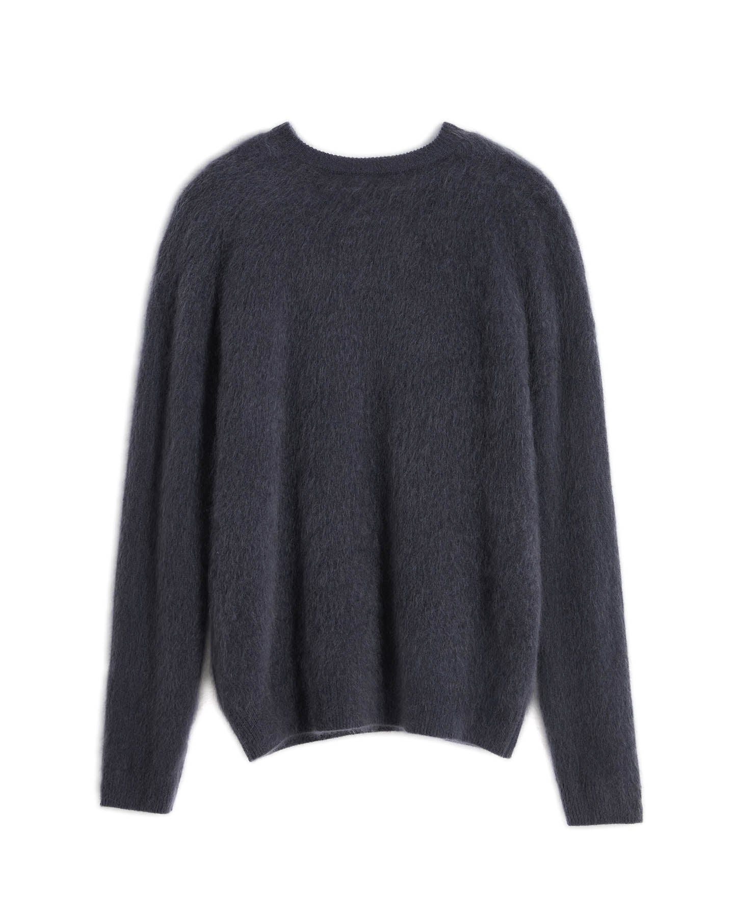 Brushed Cashmere V-neck Pullover Sweater