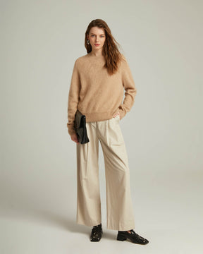 Round Neck Cashmere Pullover Sweater