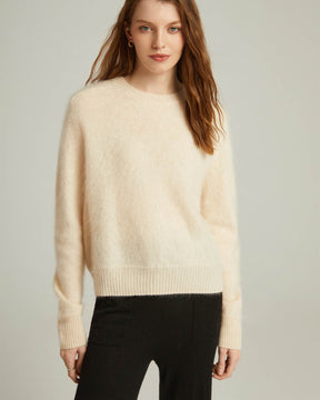 Round Neck Cashmere Pullover Sweater