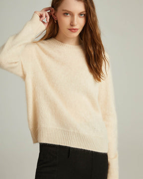 Round Neck Cashmere Pullover Sweater