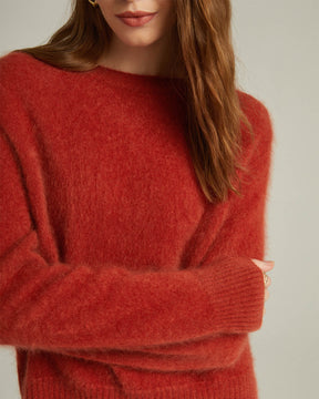 Round Neck Cashmere Pullover Sweater