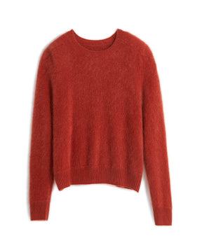 Round Neck Cashmere Pullover Sweater